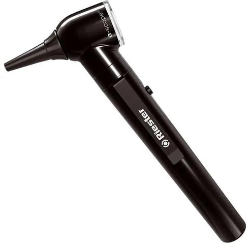 Otoscop Riester E-Scope, iluminare directa XL, 2.5 V, negru