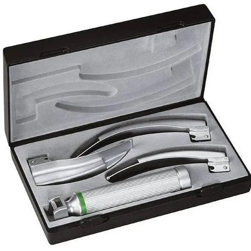Laringoscop Miller Baby XL Ri-Integral, 2.5 V, maner tip AA, lame 0, 1, 2, Riester