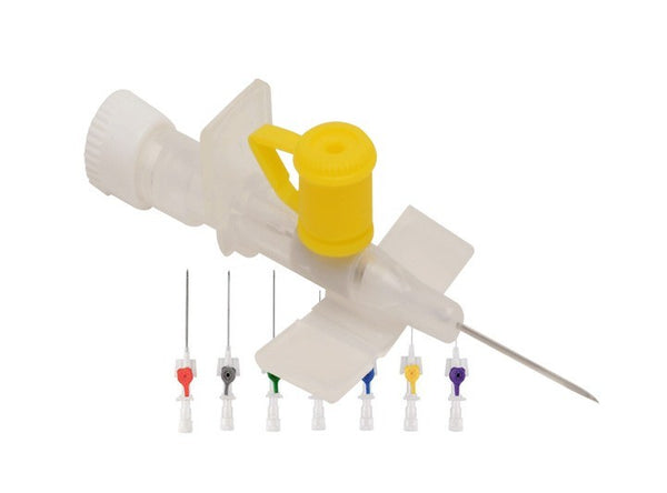 Branule Demotek 24G, galben, cutie x 100buc.