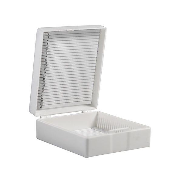 Cutie transport lame microscop, 25 locuri by Intergos