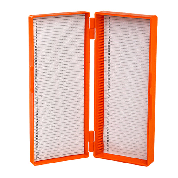 Cutie transport lame microscop, 50 locuri by Intergos