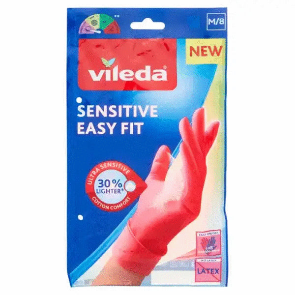 Manusi Sensitive Easy Fit fara latex, marimea L, Vileda