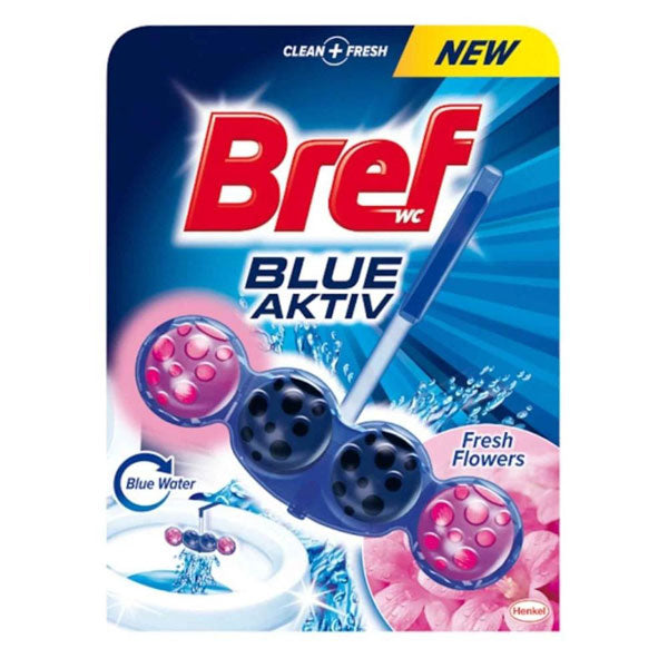 Odorizant WC Bref Power Aktiv, Fresh Flowers, 50 g by Henkel