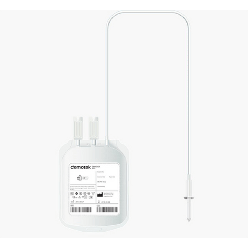Punga de transfer cu spike si port injector, 150 ml