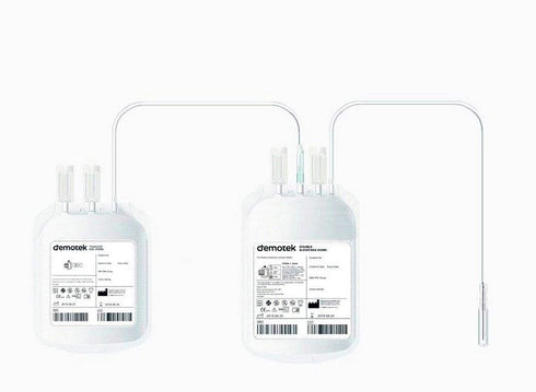 Punga dubla de sange CPDA-1, cu ac 16G, 450ml