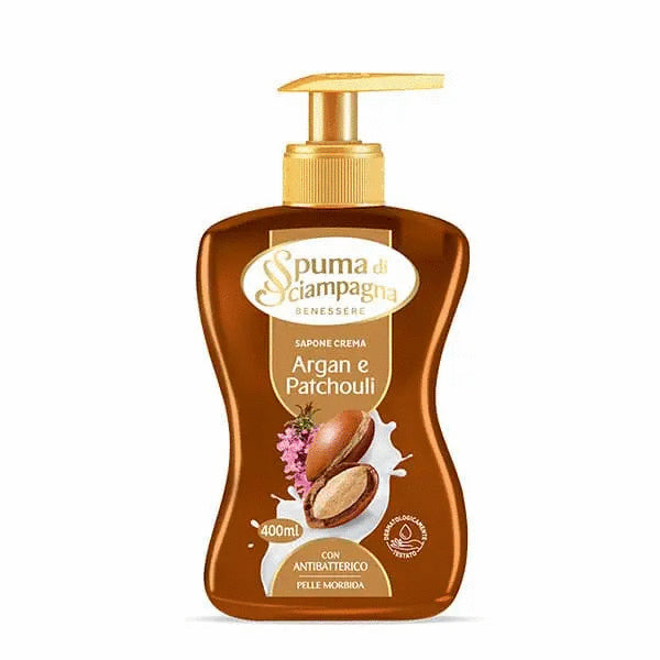 Sapun lichid cu dozator, argan si patchouli, 400 ml, Spuma di Sciampagna