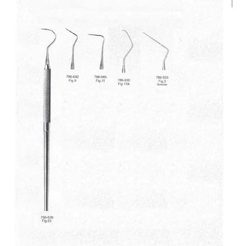 Sonda dentara dubla, diverse modele