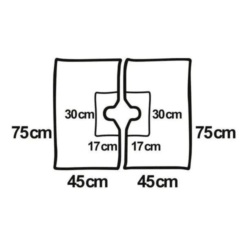 Camp chirurgical steril Foliodrape, 75x90 cm