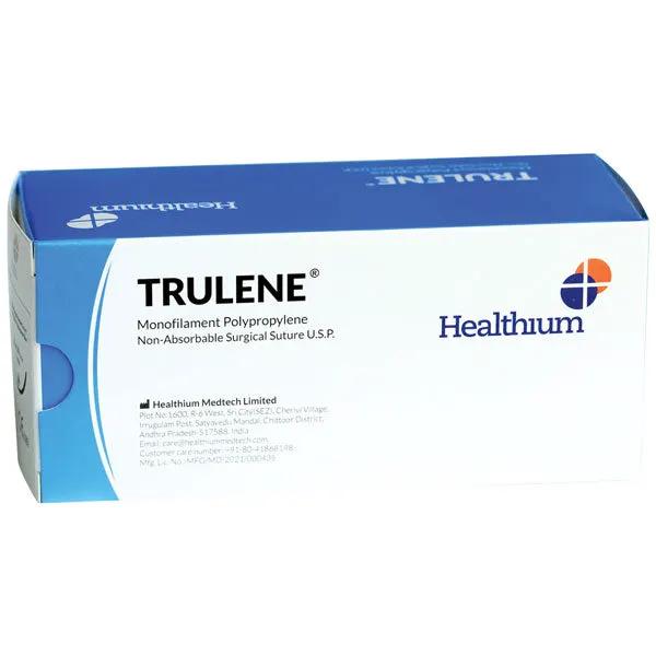 Fire sutura neresorbabile Polipropilena TRULENE cu ac, 12 buc.