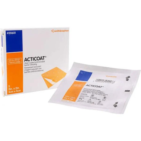 Pansament steril cu nanocristale de argint Acticoat, 5 cm x 5 cm
