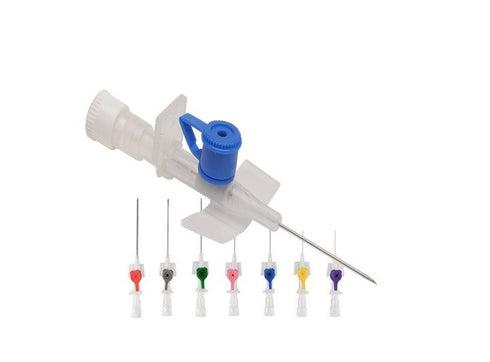 Branule Demotek 22G, albastru, cutie x 100buc.