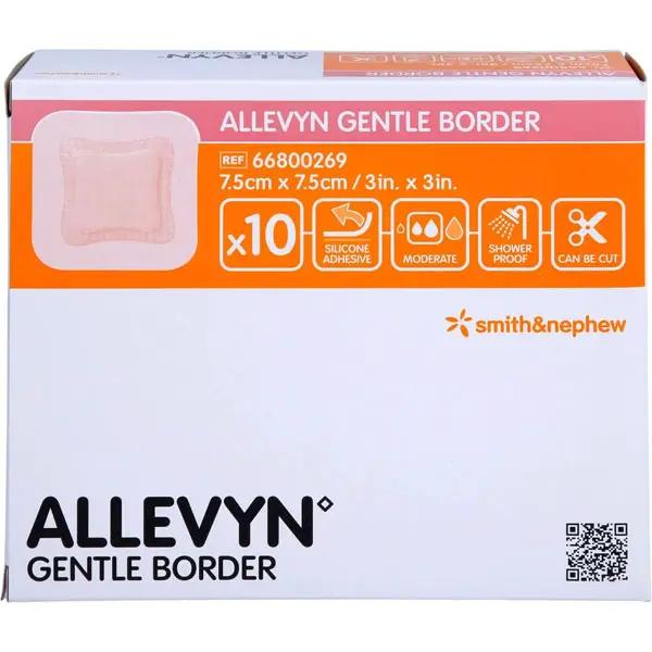 Pansament gel siliconic Allevyn Gentle Border, 7.5x7.5 cm