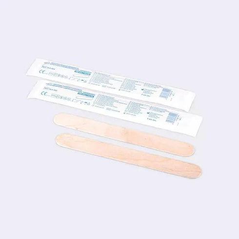 Apasatoare de limba, din lemn, sterile, 100 buc.