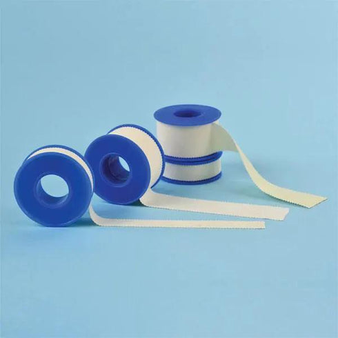 Banda adeziva textila, alba, SENSIplast, diverse dimensiuni