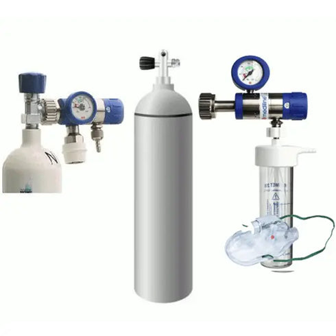 Butelie oxigen - Set complet oxigenoterapie, 5 litri
