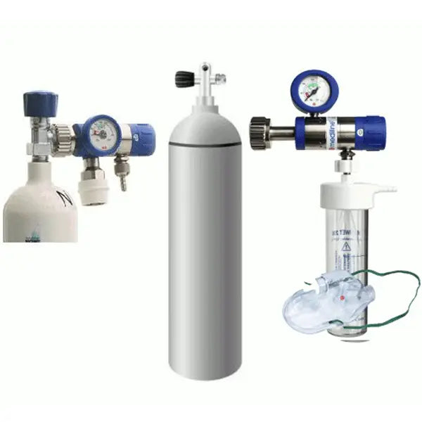 Butelie oxigen - Set complet oxigenoterapie, 5 litri