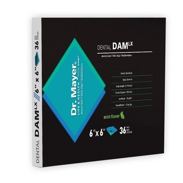 Campuri diga 6" x 6" Medium Black Mint Dr.Mayer | medizone.ro