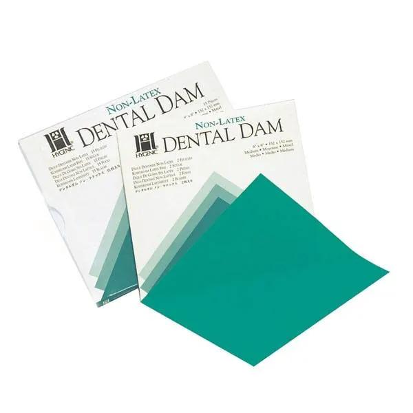 Campuri diga, non-latex, 6" x 6", 15 buc., Hygenic