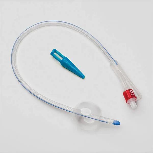 Sonde Foley 2 cai, cu valva de plastic și balon, radioopace, sterile