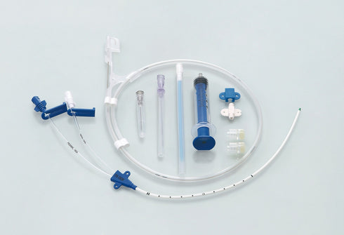 Set cateter venos central, 2 lumene, 7F*20 cm, drept