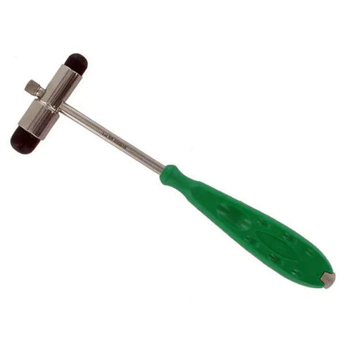 Ciocan reflexe Buck, cu ac si periuta, verde, Gima