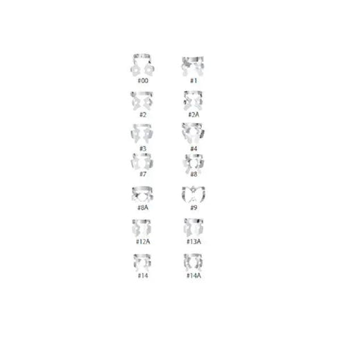 Cleme diga cu aripioare, Hygenic Gloss Finish Winged Clamps