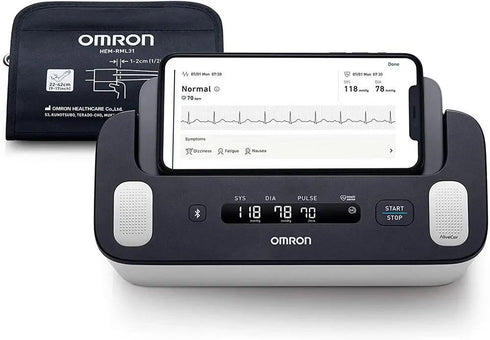 Tensiometru automat pentru brat + EKG / ECG Omron Complete