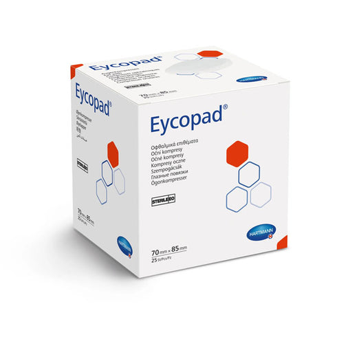 Comprese oculare sterile EYCOPAD, 25 buc.