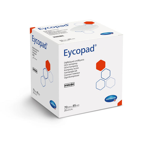 Comprese oculare sterile EYCOPAD, 25 buc.