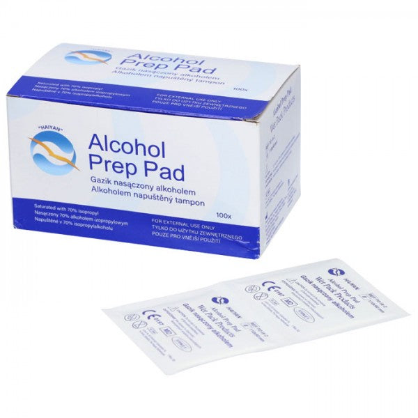Tampoane sterile cu alcool Prep Pad, 100 buc. by Zarys
