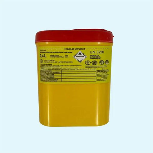 Recipient polipropilena taietoare-intepatoare Pocket Line, 0.4 L