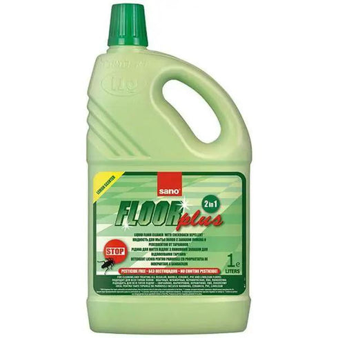 Detergent lichid cu efect insecticid pardoseli, Sano Floor Plus, 1L