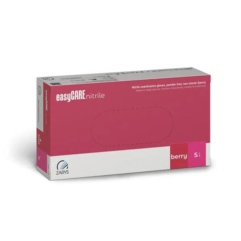 Manusi de examinare nitril nepudrate - berry, easyCARE
