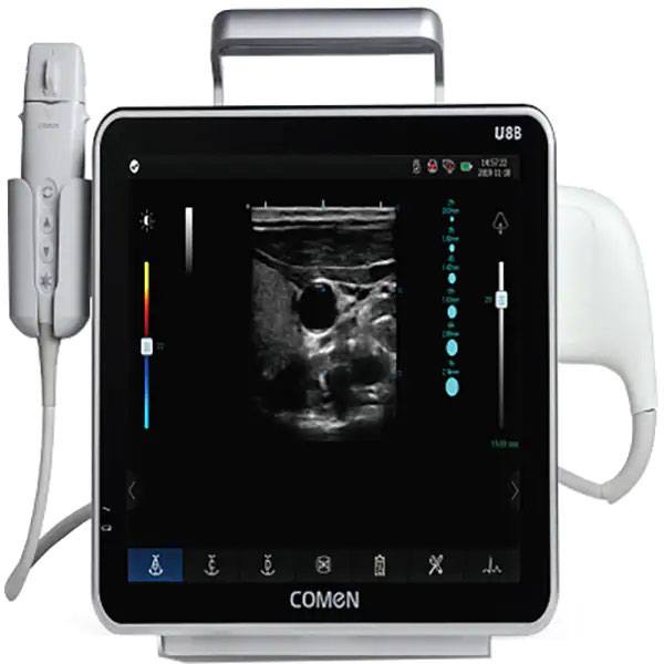 Ecograf pentru pozitionarea cateterului COMEN U8