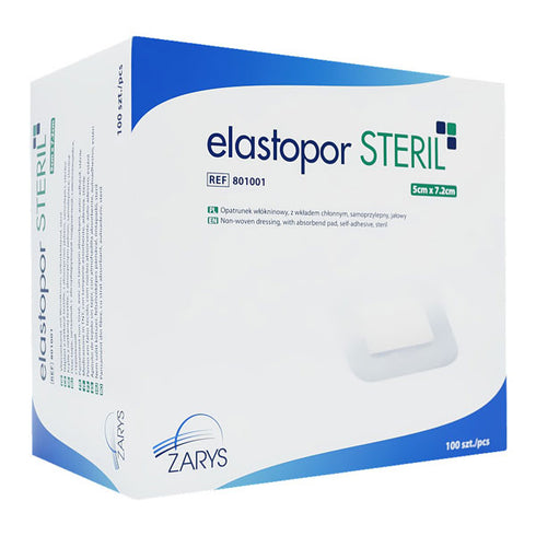 Pansament cu corp absorbant Elastopor Steril, 5 cm X 7.2 cm by Zarys