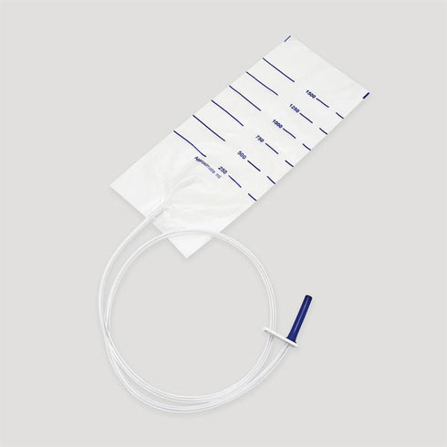 Pungă nesterila, care permite introducerea lichidului în intestinul gros prin anus pentru eliminarea materiilor fecale și pentru stimularea mișcării peristaltice a intestinului.