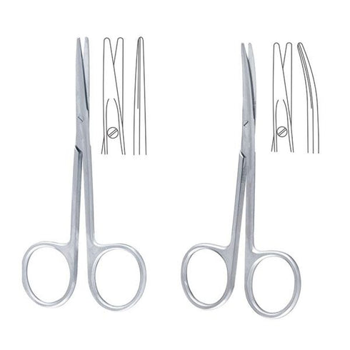 Foarfeca strabism dreapta/curba, 11.5 cm | medizone.ro