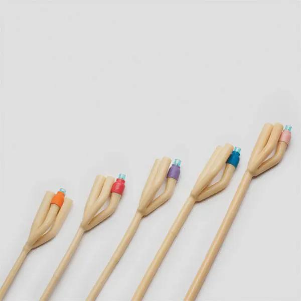 Sonde Foley 3 cai, cu valva de plastic si balon, sterile