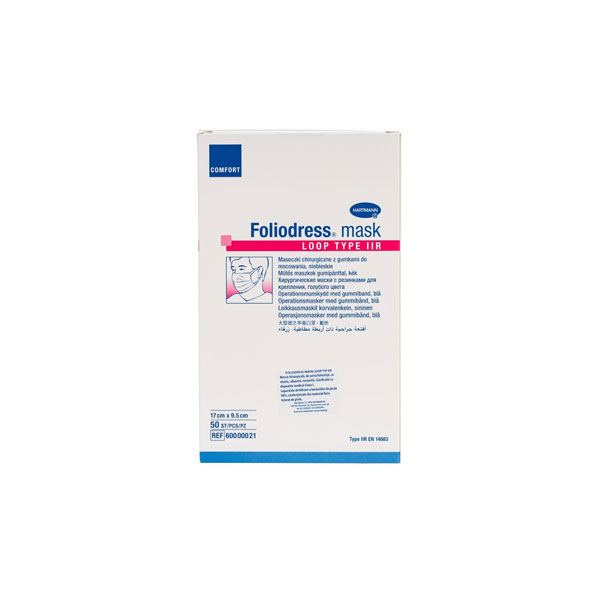 Masca chirurgicala Foliodress Mask Loop Type IIR, 50 buc.|Medizone