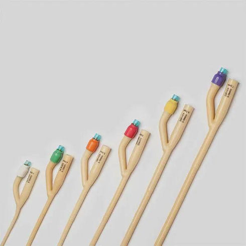 Sonde Foley 2 cai, cu valva de cauciuc și balon, sterile