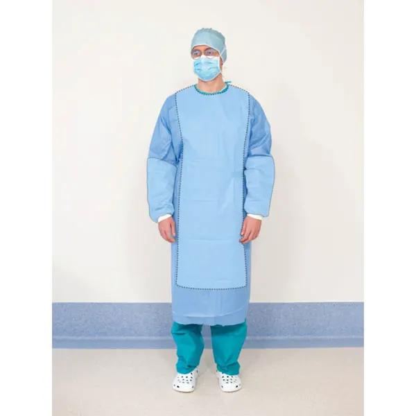 Halat chirurgical cu zone impermeabile STANDARD PLUS, steril, cu 2 prosoape absorbante - ALPHAtex