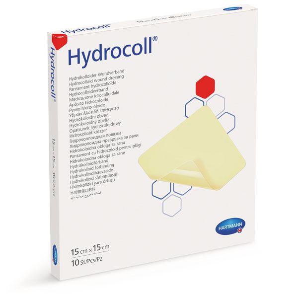 Pansament cu hidrocoloid Hydrocoll, 15 cm x 15 cm, 5 buc.|Medizone