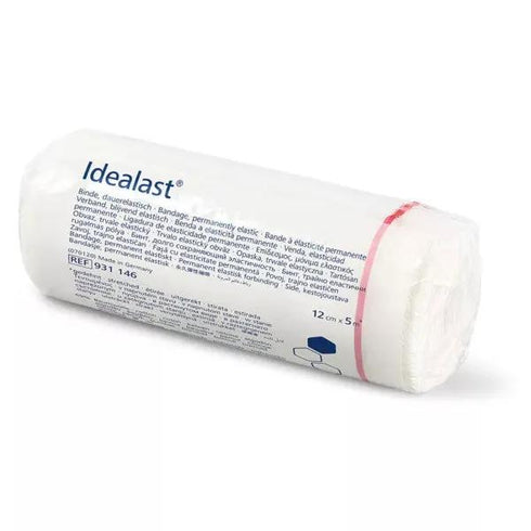 Fasa elastica alba IDEALAST, 12 cm x 5 m