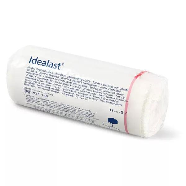 Fasa elastica alba IDEALAST, 12 cm x 5 m