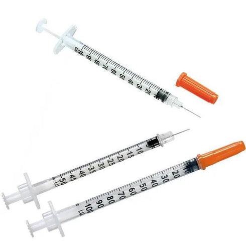 Seringi 1 ml insulina cu ac incastrat Biosafe, 100 buc.