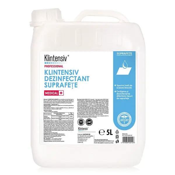 Dezinfectant suprafete gata preparat KLINTENSIV, 5L