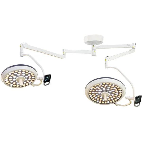 Lampa chirurgicala scialitica cu LED KS-7050, montare pe tavan, 2 brate