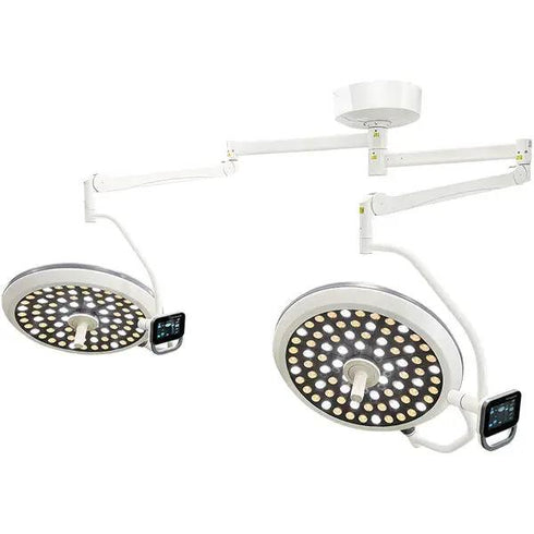 Lampa chirurgicala scialitica cu LED KS-7070, montare pe tavan, 2 brate