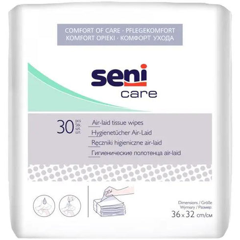 Lavete absorbante Seni Care Air-Laid, 30 bucati