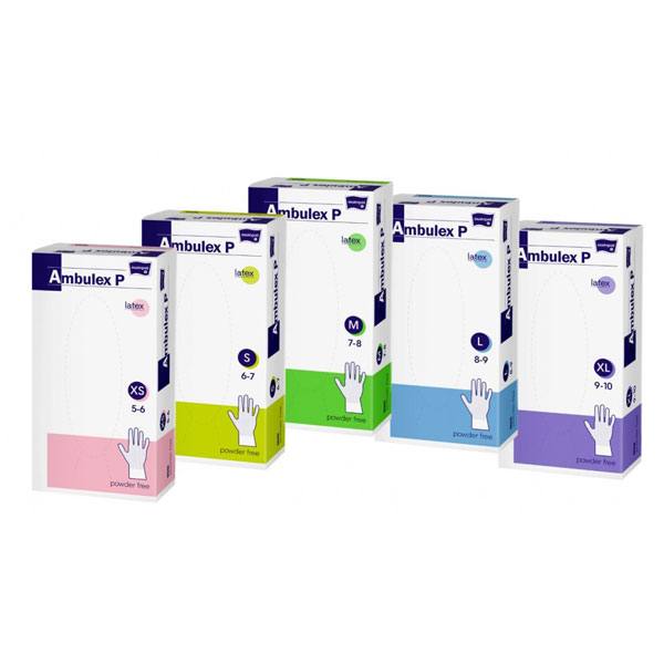 Manusi latex fara pudra Ambulex - Medizone